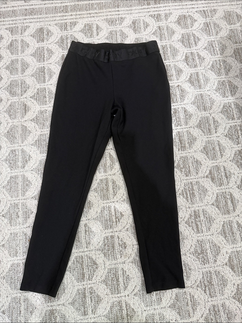 DKNY Black Girls' Slim Stretch Leggings